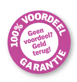 Nieuw: 100% voordeelgarantie