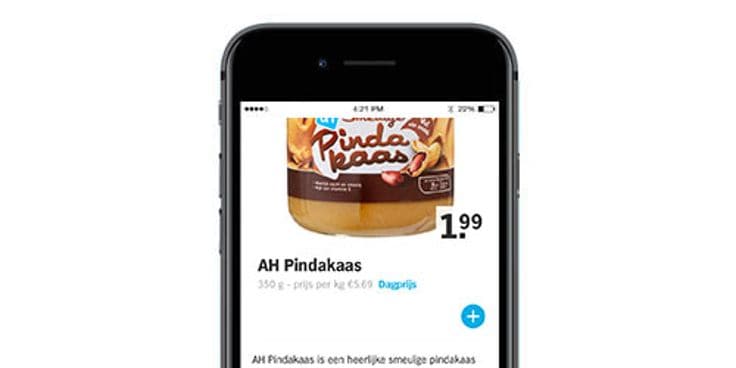 Vind alle producten in de Albert Heijn app.