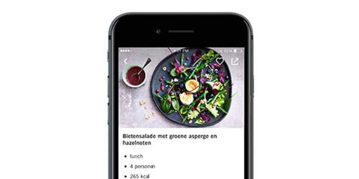 Vind alle recepten in de Albert Heijn app.