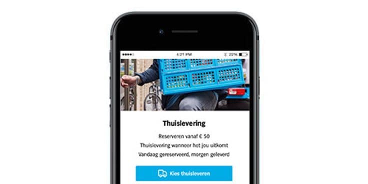 Reserveer alles in de Albert Heijn app.