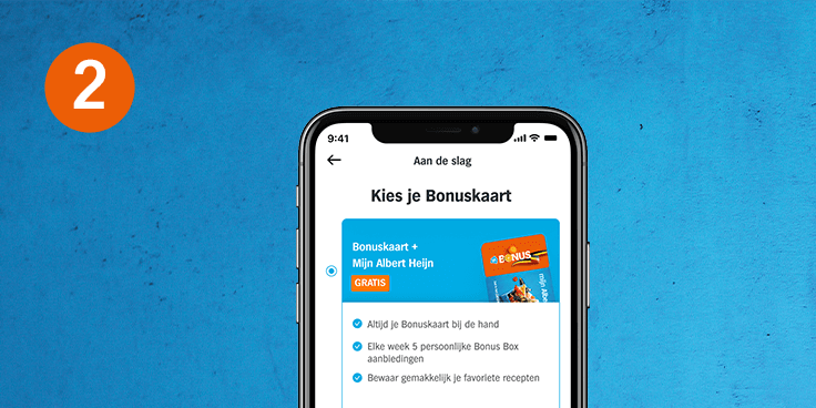 Koppel je Bonuskaart in de Mijn Albert Heijn app!