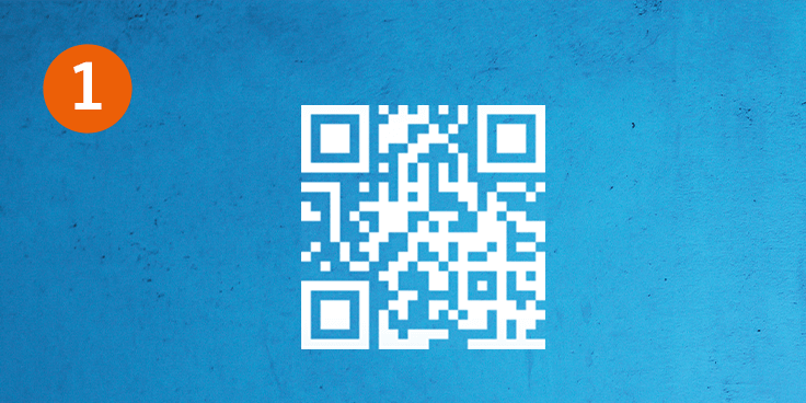 Scan de qr-code en download de Mijn Albert Heijn app!