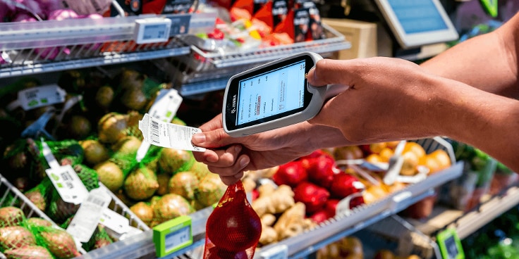 Zelfscannen met een handscanner