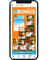 Bekijk in de Mijn Albert Heijn App altijd de digitale Bonusfolder!