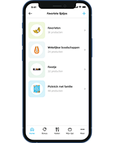 Bekijk in de Mijn Albert Heijn App altijd jouw boodschappenlijstjes!