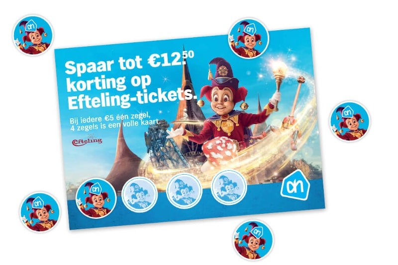 korting op tickets voor de efteling albert heijn