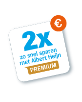 Albert Heijn Premium 2x zo snel sparen logo