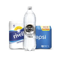 Een afbeelding van Bij besteding van €12 aan producten van Rivella, Pepsi en Royal Club