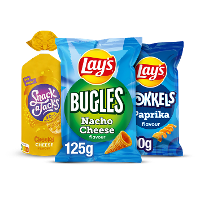 Bij aankoop van 6 geselecteerde producten van Lay's of Snack a Jacks Een afbeelding van Bij aankoop van 6 geselecteerde producten van Lay's of Snack a Jacks