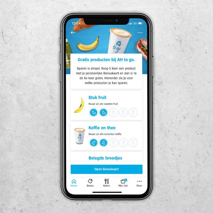 Download de AH app voor meer voordeel