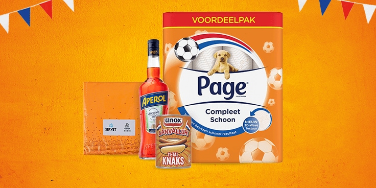 Maak van de vrijmibo een oranjeborrel met de lekkerste oranje producten van Albert Heijn.