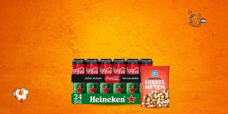 Scoor de lekkerste borrelproducten voor het EK bij Albert Heijn.