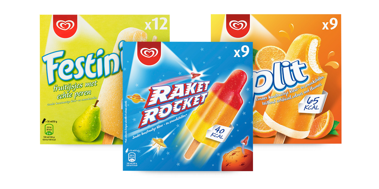 Verfrissende ijsjes van Ola