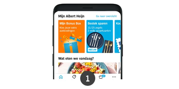 Fictief Prestatie Transformator Digitaal sparen voor bestek | Albert Heijn