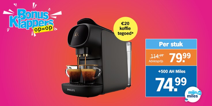 Scoor deze week megascherpe deals met Bonusklappers bij Albert Heijn.