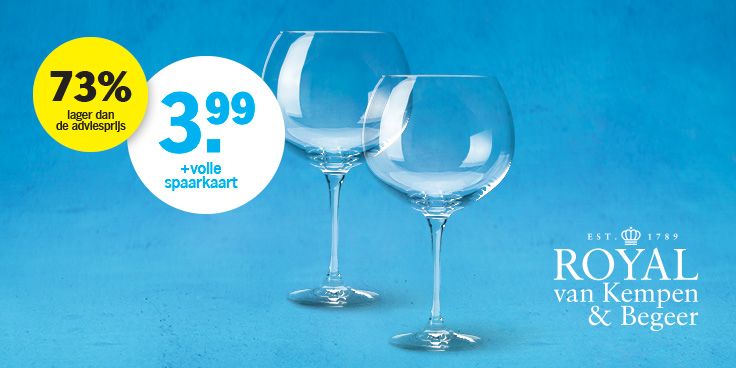 albert heijn kristallen glazen