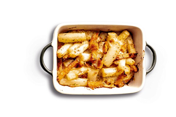schorseneren in ovenschaal