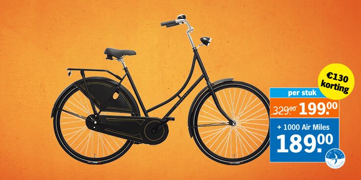 Omafiets met korting en Air Miles bestellen bij Albert Heijn
