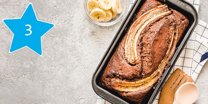 Alles voor het bakken van bananenbrood bestel je bij Albert Heijn