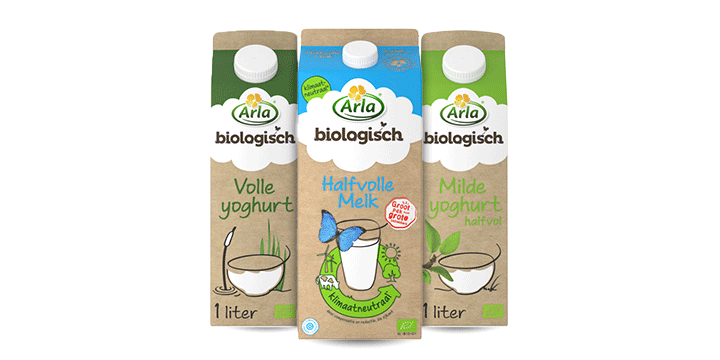 Arla biologisch zuivel bij Albert Heijn