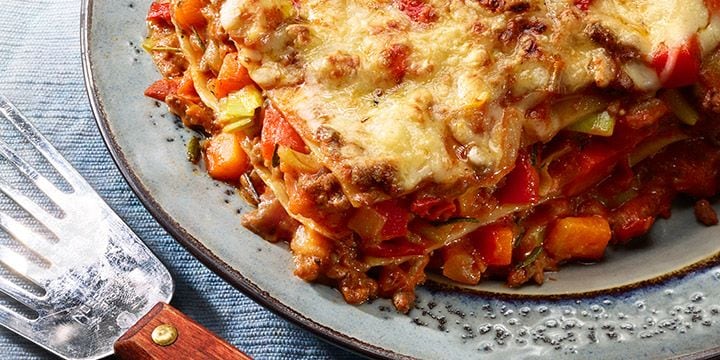 Verse Italiaanse lasagne maken met een verspakket van Albert Heijn