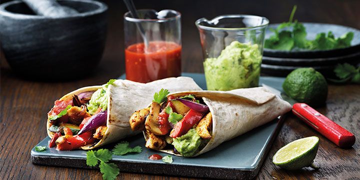 Santa Maria fajita's met kip en groenten bij Albert Heijn