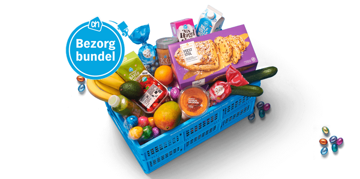 Laat je paasboodschappen gratis thuisbezorgen