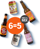 Kies & Mix 6 = 5 promotie op verschillende bieren