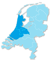 Landkaart Streeckgenoten West-Nederland