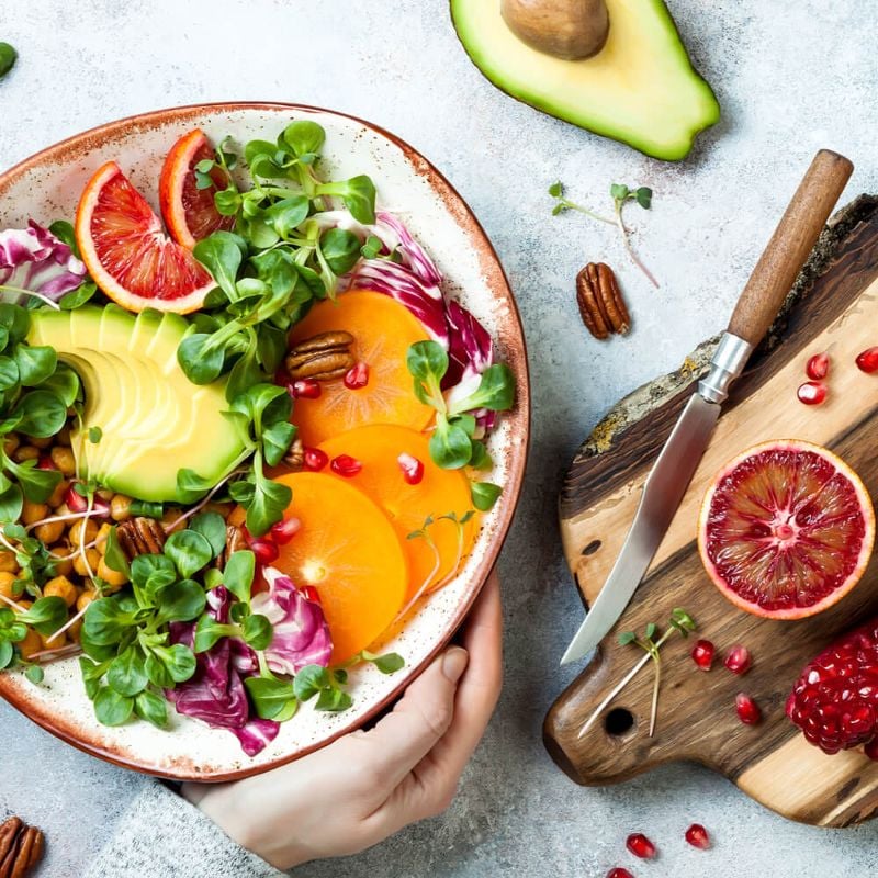 Plantaardige salade bowl
