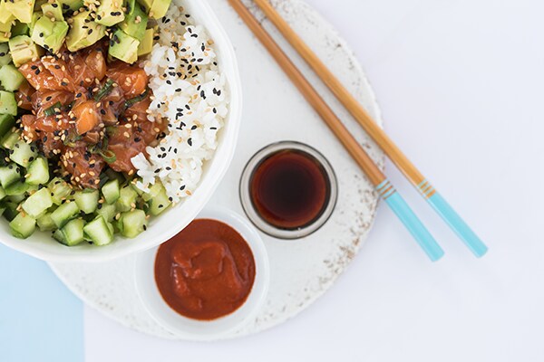 Poké bowl marinade
