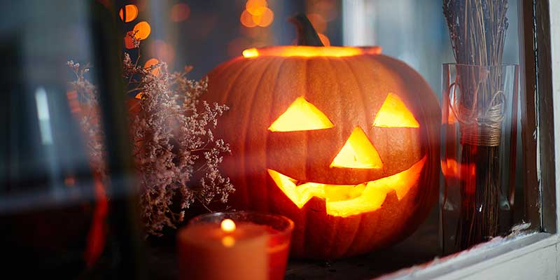 Knutselen met Halloween - pompoen mannetje