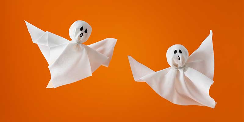 Halloween knutselen - spookjes