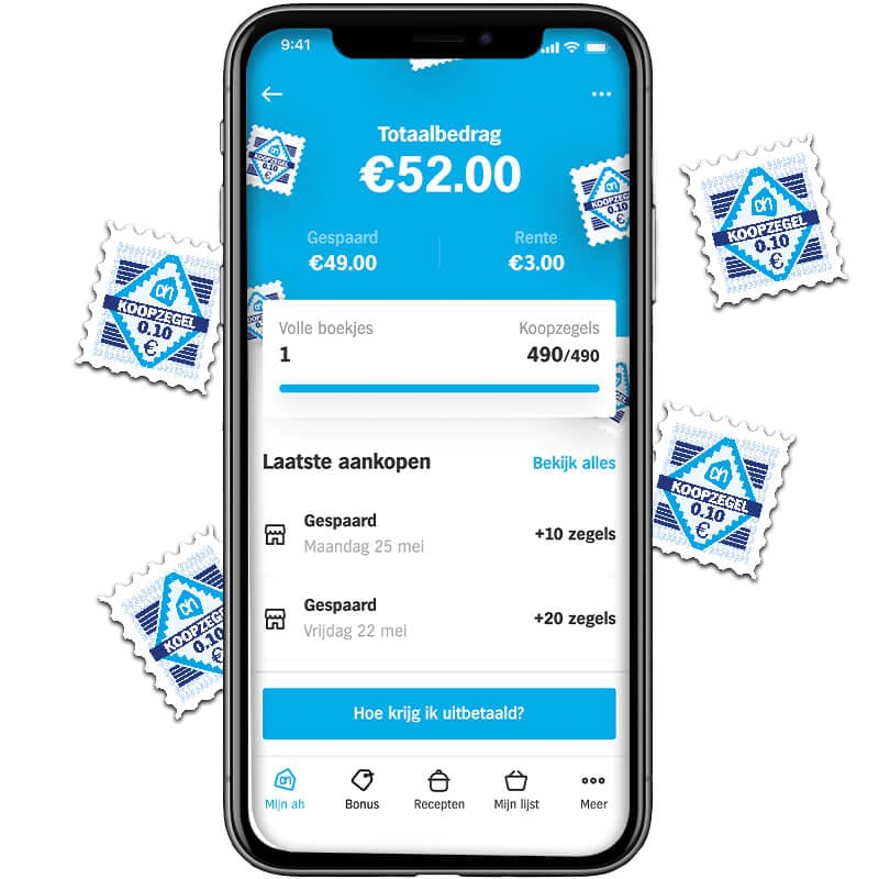 Koopzegels Nu Digitaal Sparen Albert Heijn