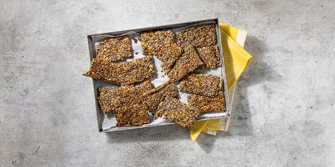Koolhydraatarme lijnzaadcrackers