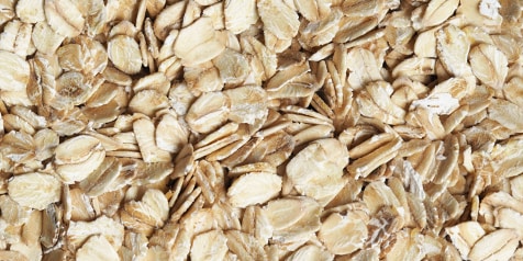 Havervlokken close-up.