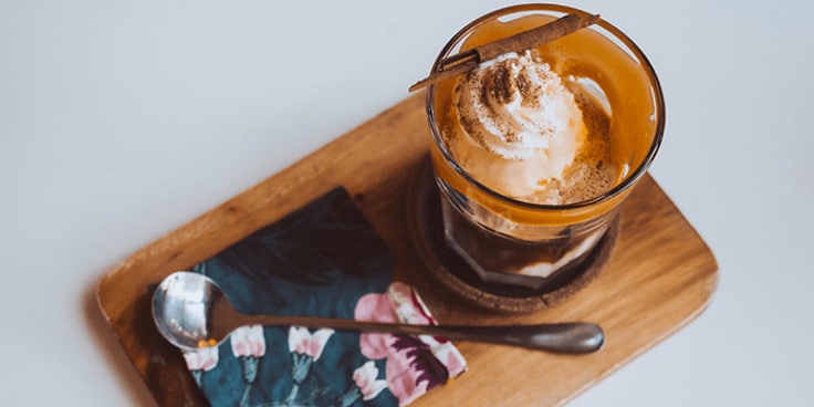 Kopje affogato koffie