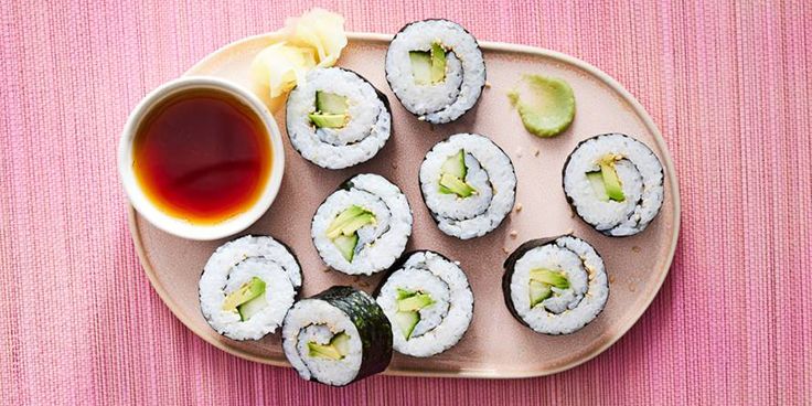 Vegan sushi maki