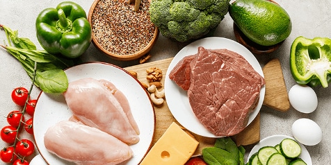 Producten met veel eiwitten