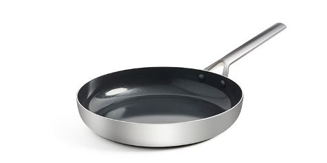 RVS koekenpan met anti-aanbaklaag