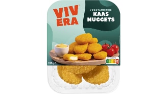 Vivera vegetarische kaas nuggets in verpakking van 180 gram