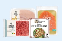 Vlees, kip, vis en vega