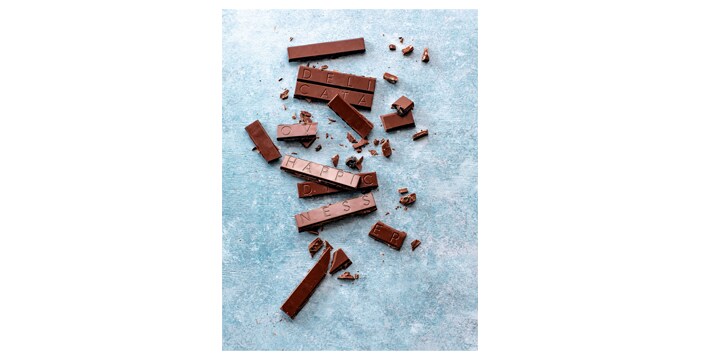 Delicata chocolade happiness