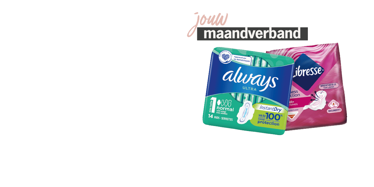 Jouw maandverband | Voor maandelijkse bescherming