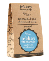 Lekker in een Potje natuurlijke deodorant verpakking