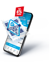 Promotie op Albert Heijn mobiel met tot 6% korting op online aankopen.