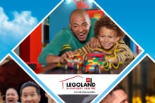 Kind speelt met LEGO bij LEGOLAND Discovery Centre.