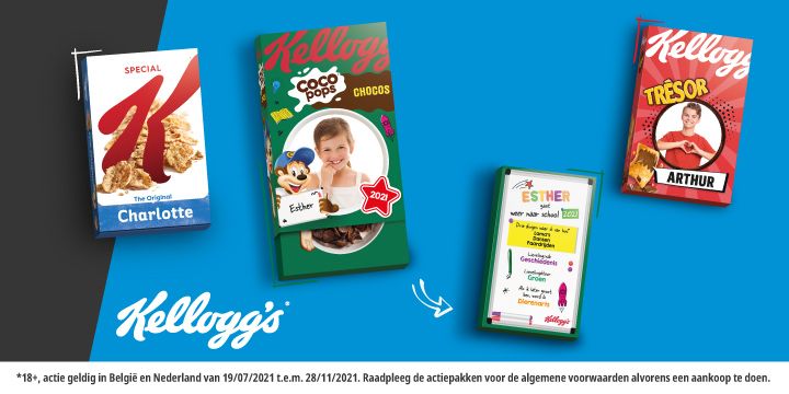 Maak het ontbijt bijzonder met Kellogg's, online te bestellen bij Albert Heijn.
