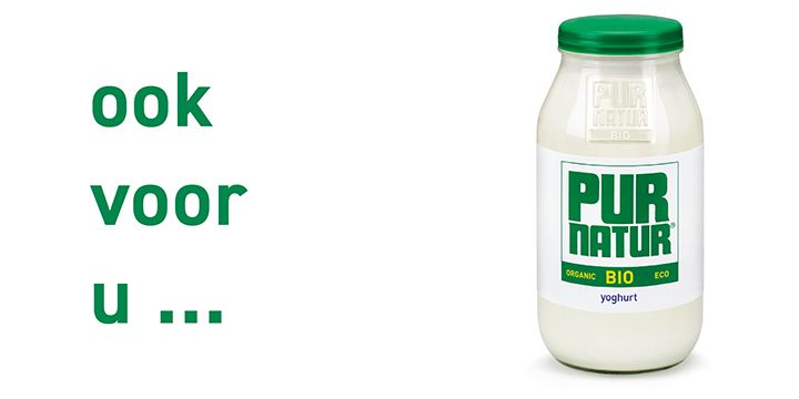 Roeryoghurt van Pur Natur is gemaakt op basis van verse biologische melk, verkrijgbaar Albert Heijn.