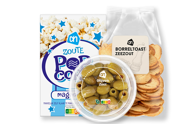 Aperitiefhapjes, chips, snacks